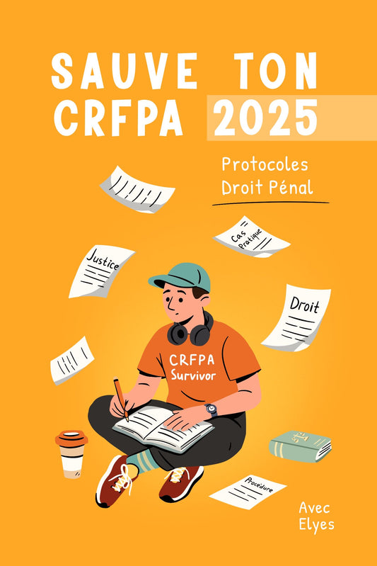 Protocoles Droit pénal - SAUVE TON CRFPA 2025 (EBOOK)