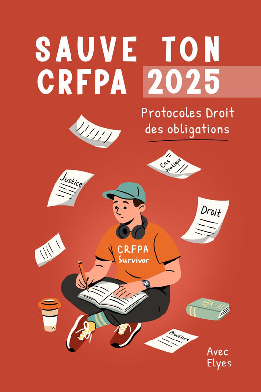 Protocoles Droit des obligations - SAUVE TON CRFPA 2025 (EBOOK)