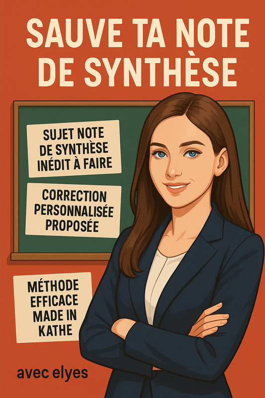 Sauve ta NOTE DE SYNTHÈSE - Sauve ton CRFPA 2025 (EBOOK)